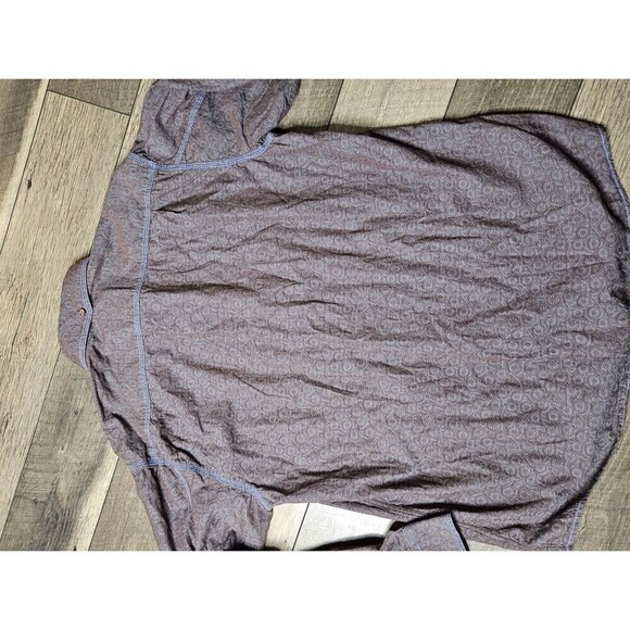 2 for $20 Pronto Uomo Dandelion Print Button Front Formal Dress Shirt Size XL - Picture 6 of 9